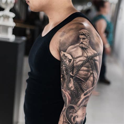 greek mythology tattoo sleeve ideas